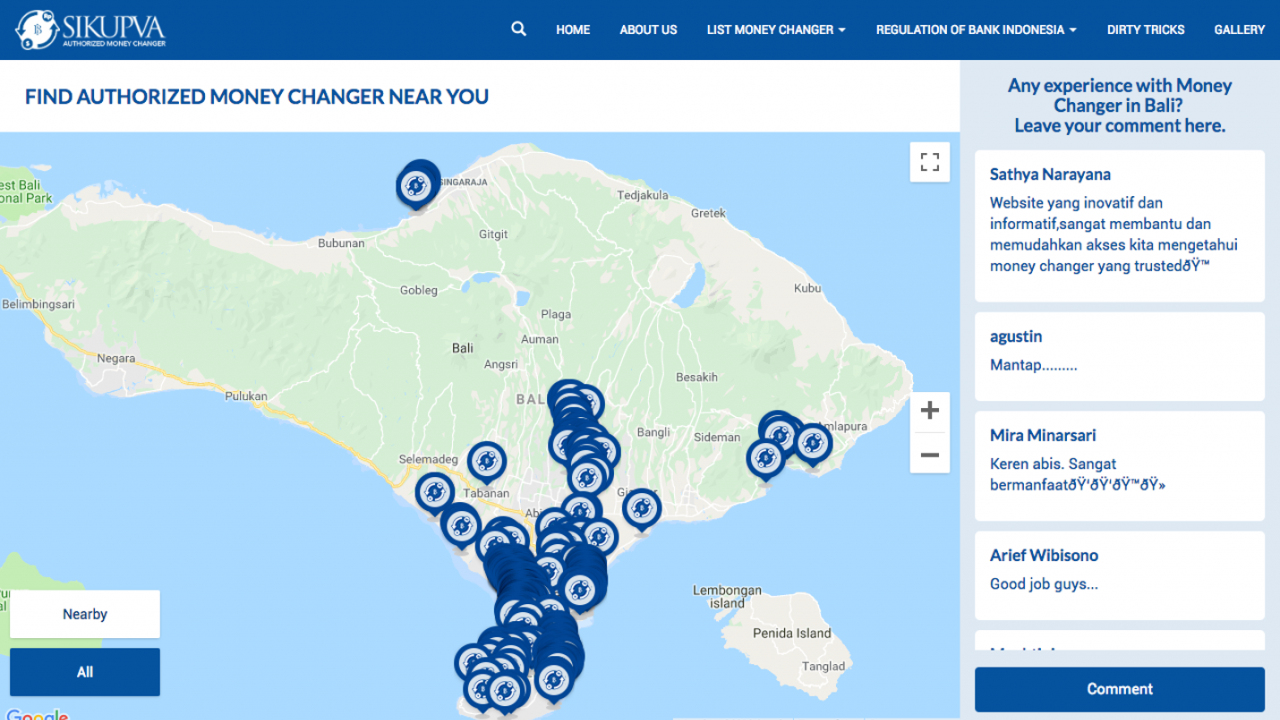 SIKUPVA (Aplikasi Pendataan Money Changer Berizin)